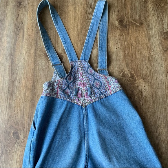 Vintage 90s Women's Blue Denim Overalls - Picture 3 of 10